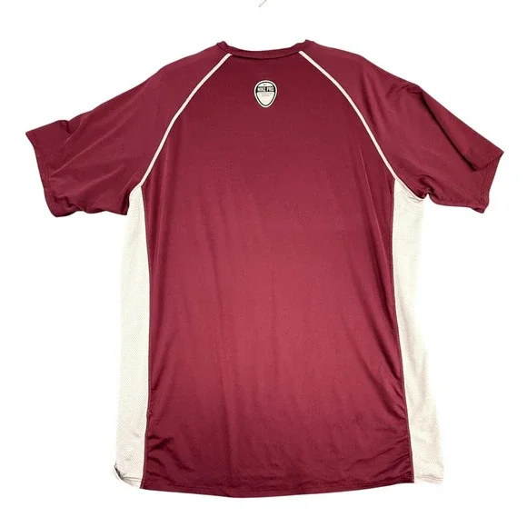 Nike Pro Compression Shirt Mens Maroon Fitted Short Sleeve Mesh  Dri-FIT 2Xl