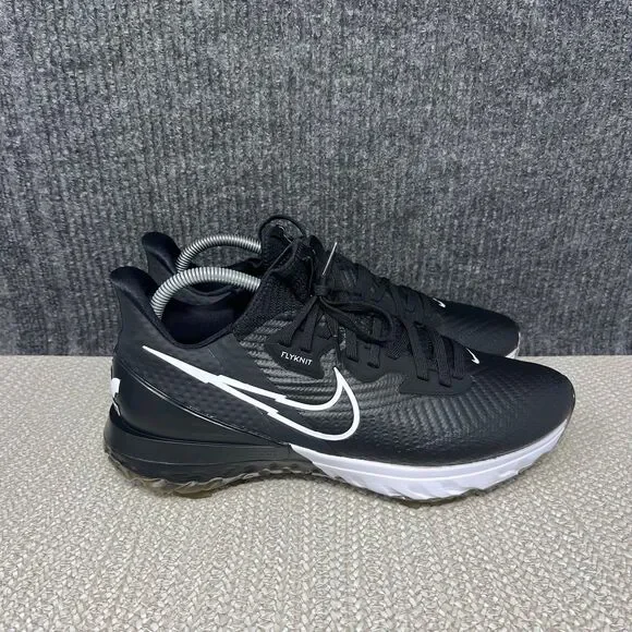 Nike Air Zoom Infinity Tour Golf Shoes Black White Mens Size 9 CT0540-077
