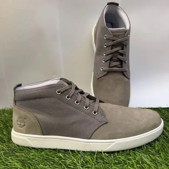 Timberland Groveton Chukka A1GIF Grey Nubuck Men 9.5 US New No Box