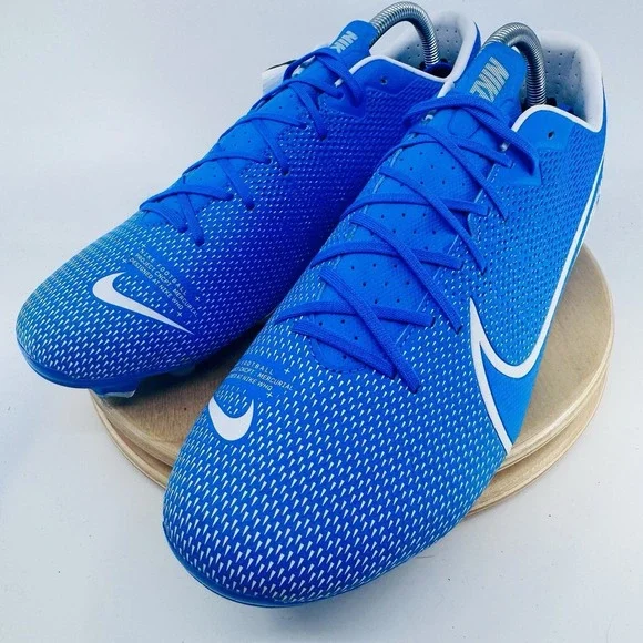 Nike Cleats Mens 10 Blue Mercurial Vapor 13 Academy FG Soccer AT5269-414 Game