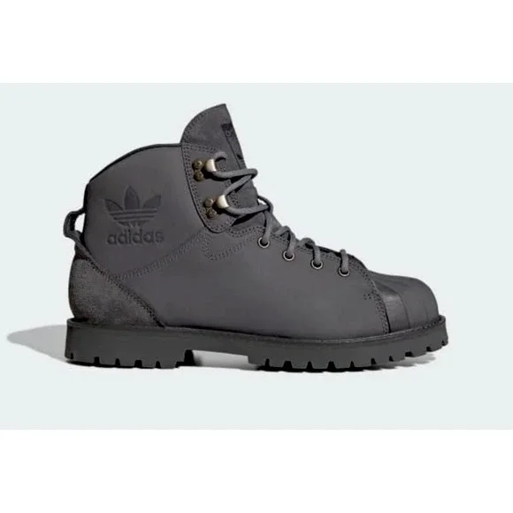 NEW Adidas Superstar Boots Carbon Mens 9.5/Womens 10.5 Urban Streetwear Utility