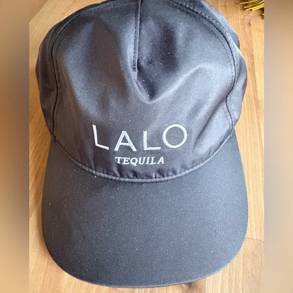Lalo Tequila Black Baseball Cap with white embroidered logo
