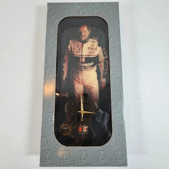 Jebco Dale Earnhardt Legacy Wall Clock OS Black Limited Edition CA232