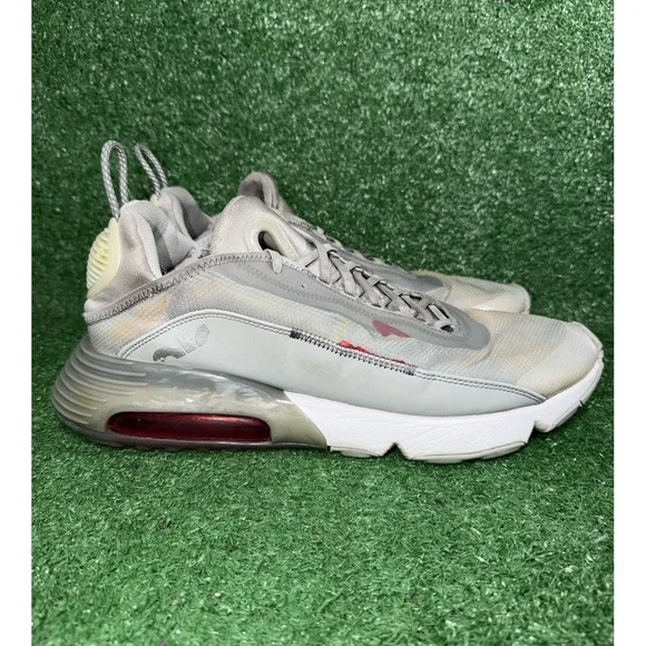 Nike Air Max 2090 Men Size 15 Grey Red Running Shoes Athletic Sneaker DM9101-001