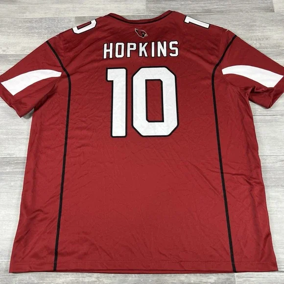 Nike Dri-Fit On Field NFL Arizona Cardinals #10 DeAndre Hopkins‎ Jersey Size XXL