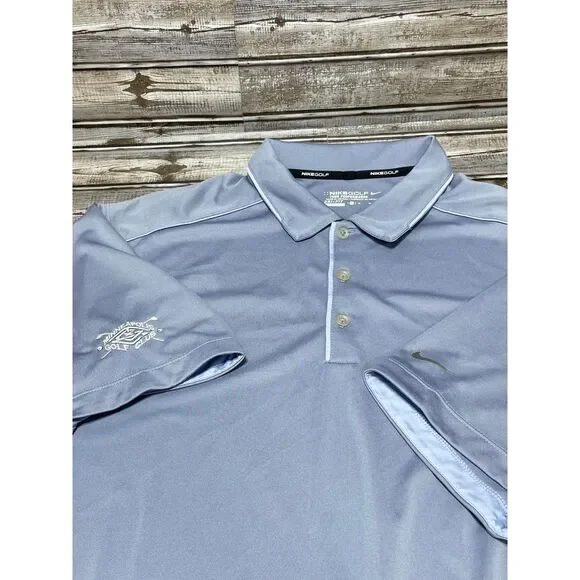 Nike‎ Golf Men's Polo EUC Blue Size XL