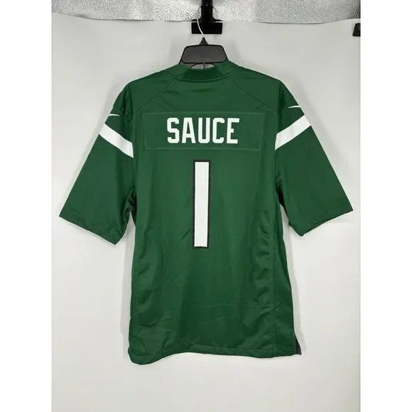 NWOT New York Jets Sauce Ahmad Gardener Jersey #1 Nike‎ Engineered Mens Medium