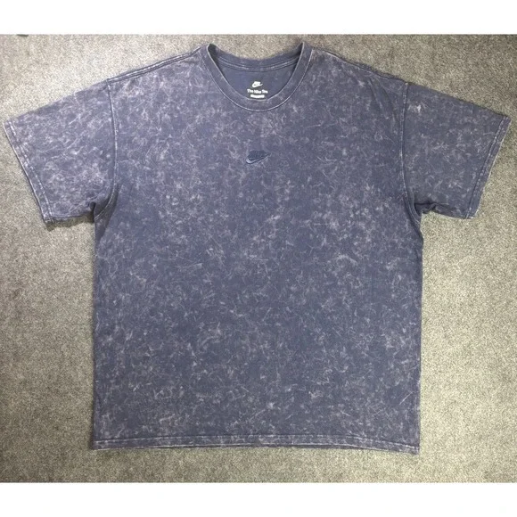 Nike Sportswear Max90 Oversized T-Shirt Men's XL Blue Acid Wash Tee.    B1