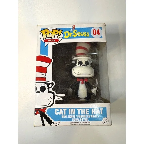 Funko Pop Dr Seuss Cat in the Hat 04 Vinyl Figure Books Series Collectible