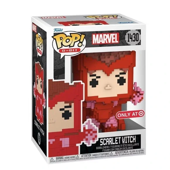 Funko Pop 8-Bit Marvel Scarlet Witch 1430 Vinyl Figure