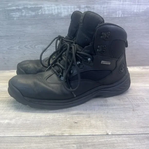 Mens Timberland Chocorua Mid LC Hiker Boot Black Full Grain Waterproof SZ 11