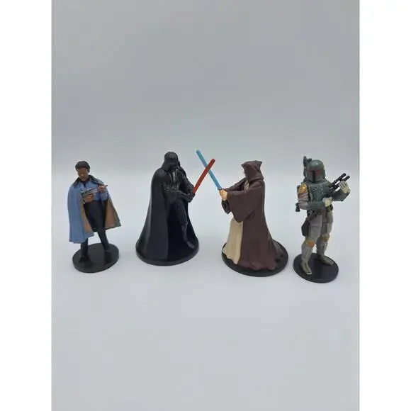 Star Wars Collection (4) Darth Vader, Lando Calrissian, Obe-Won Kenobi, Boba Fet