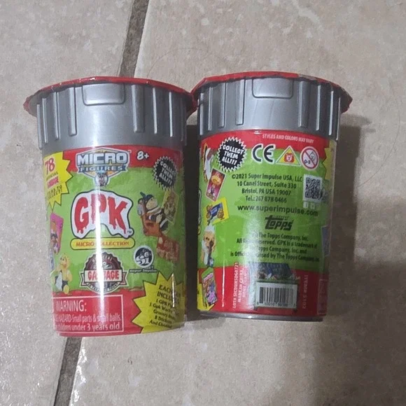 Super Impulse Topps Garbage Pail Kids GPK Micro Collectible Figures unopened