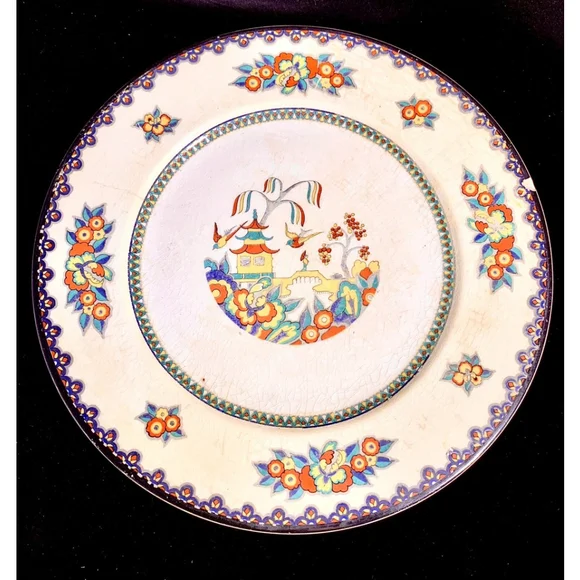 Manchu Wedgwood 10 1/4 Inch‎ Cabinet Plate England Beautiful