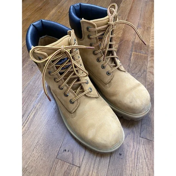 Waterproof Insulated Work Boots Soft Toe Timberland PRO Wheat‎ Men 8.5M