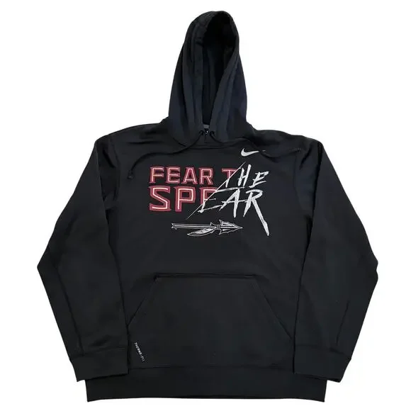 Florida State Seminoles Nike “FEAR THE SPEAR” Hoodie Sweatshirt Black Medium FSU