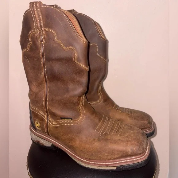 Dan Post Men's Blayde Saddle Waterproof Steel Toe Leather Work Boot
