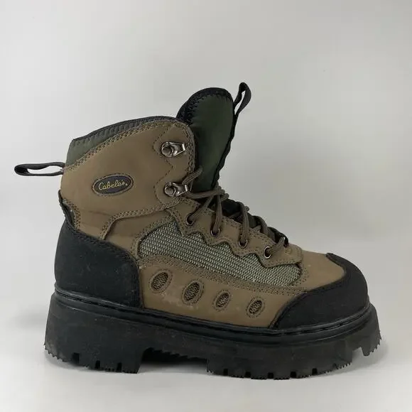 Cabelas 83-1510 Fishing Boots Mens Size 8 Waterproof Mud Wader Heavy Duty