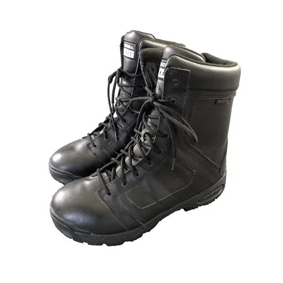 Original SWAT Tactical Boot Mens 13W Black Side Zip Metro Air 9
