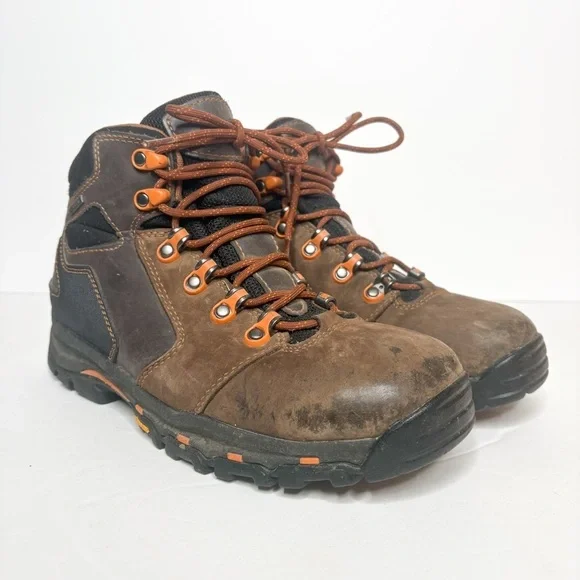 Danner Vivious 4.5” Brown Orange Boots Size 8 Men's Brown Hiking Boots Work Hunt