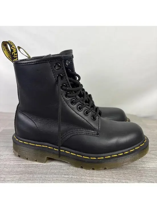Dr Martens Air Wair ASTM F2892-18 EH Men 6 / Black Leather Safety Boots