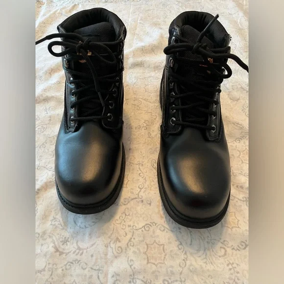 Brahma Men's‎ Black Lace-Up Boots