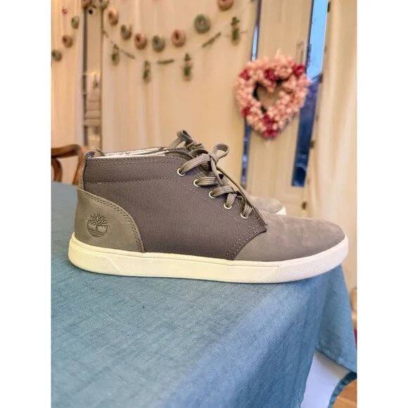 Mens Timberland Davis Square Gray Casual Classic Sneakers Shoes Size 7
