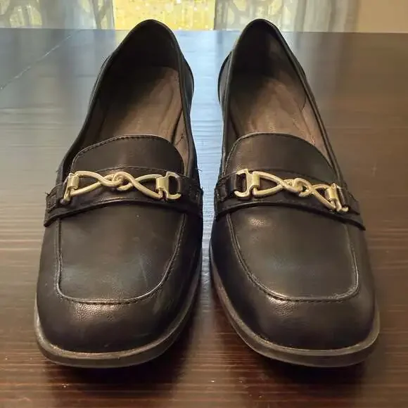 Adrienne Vittadini black Dress‎ Loafers 8.5 Like New