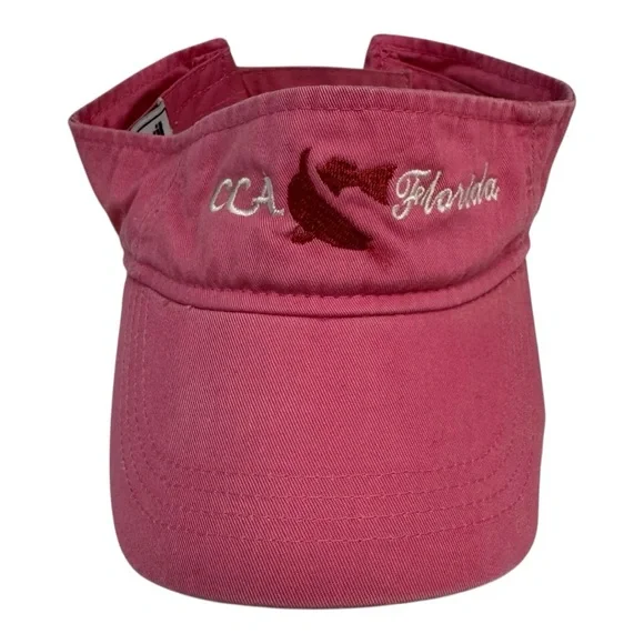Anvil Pink CC Florida  Preppy Summer Activewear‎ Cotton Visor