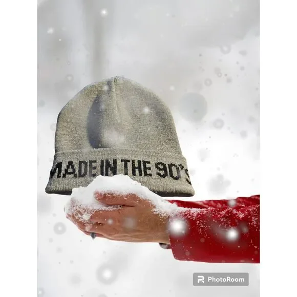 Made‎ in the 90's Gray beanie