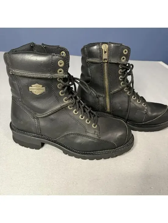 Harley-Davidson‎ Men's Size 11.5M Richfield Leather Bike Riding Boots