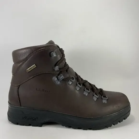 LL Bean Cresta GORE-TEX Boots Womens Size 9.5 Brown Leather Waterproof Hiking