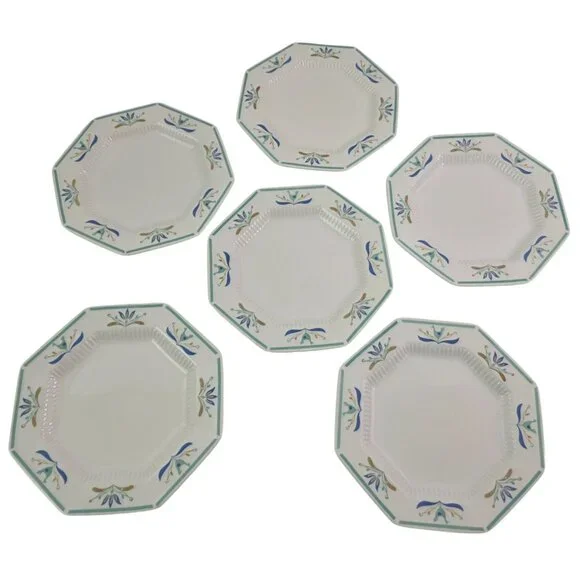 Independence Ironstone Shenandoah Castleton Appetizer Dessert Plates – Set of 5