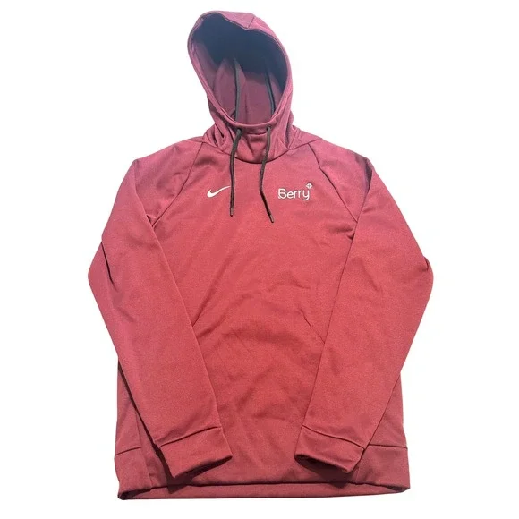 NWT Nike Hoodie Mens Small Maroon Berry Dri-FIT‎ Pullover Outdoor Training