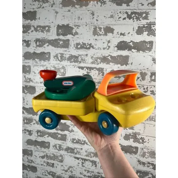 Little tikes | vintage bucket truck plastic