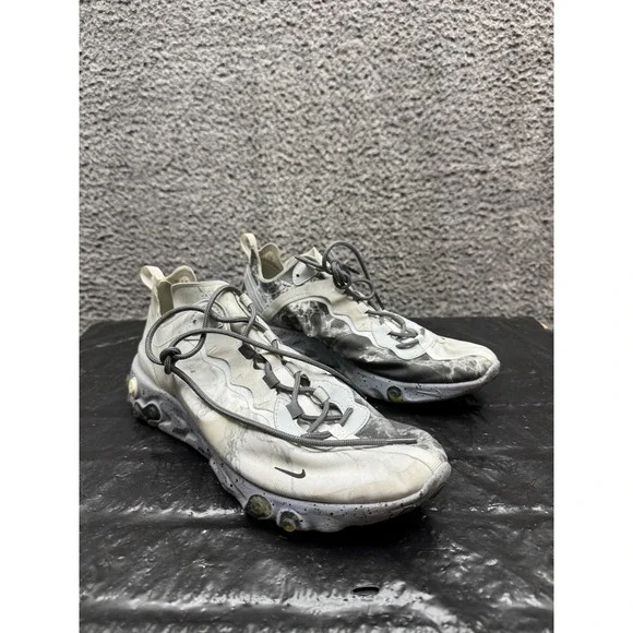 Nike x Kendrick Lamar React Element 55 Sneakers Platinum CJ3312-001 Mens 11 US
