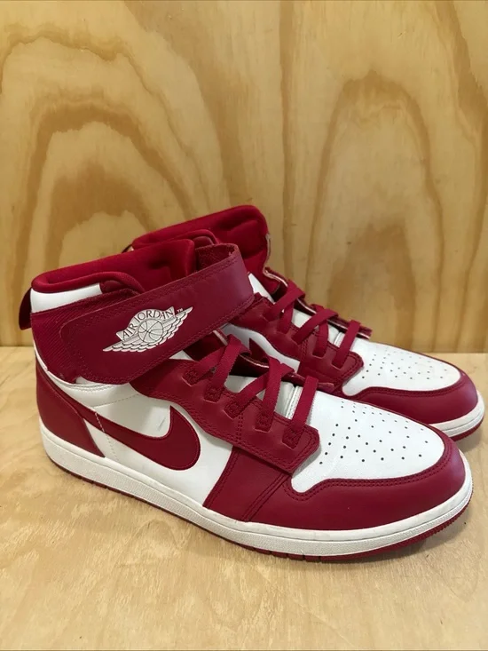 Nike Air Jordan 1 Hi FlyEase Cardinal Red  CQ3835-601 Size 14 (100% Authentic!)