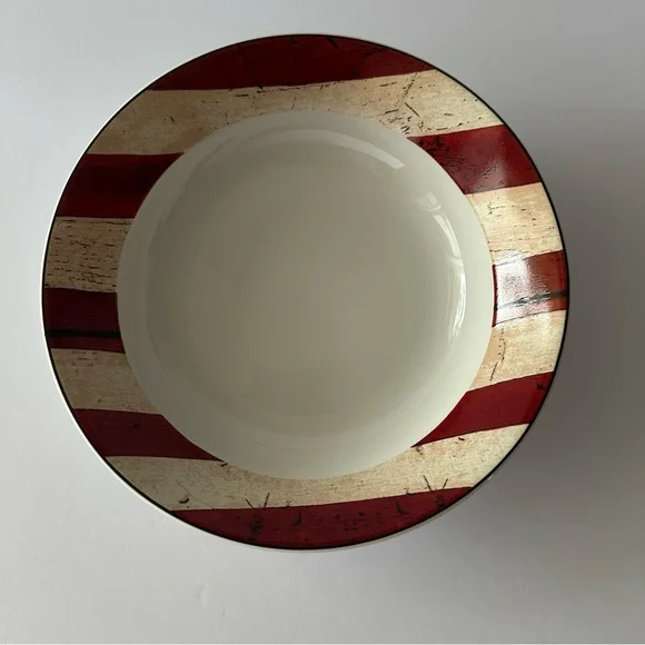 Sakura Warren Kimble Colonial Soup Bowl Flag Design Replacement