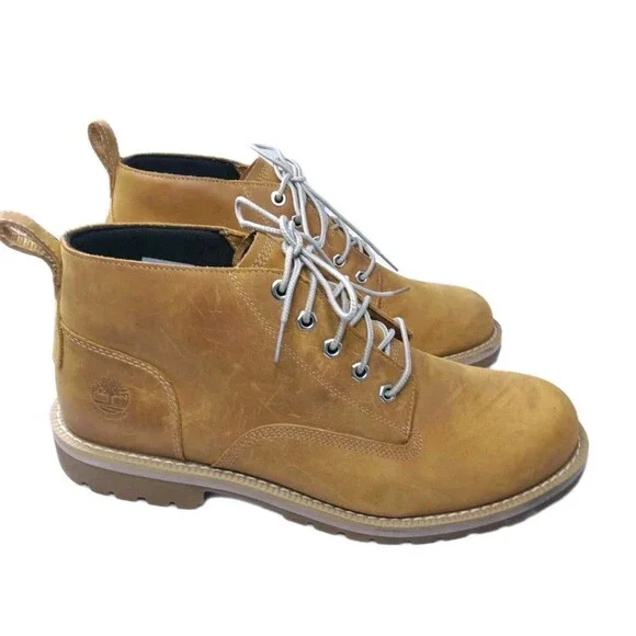 Tmberland Men's Redwood Falls Waterproof Chukka Boot Size 10.5 W Wheat
