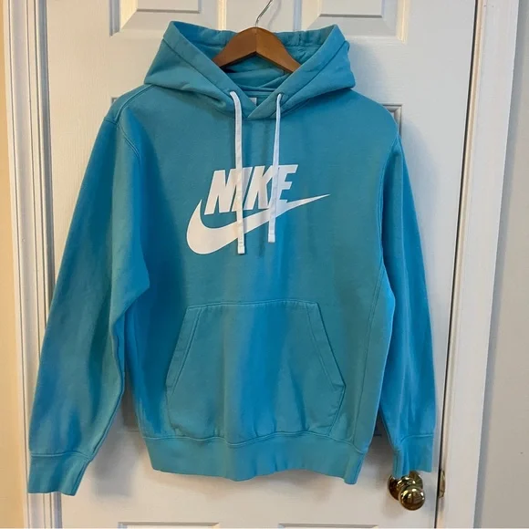 Nike Men's Teal Hoodie