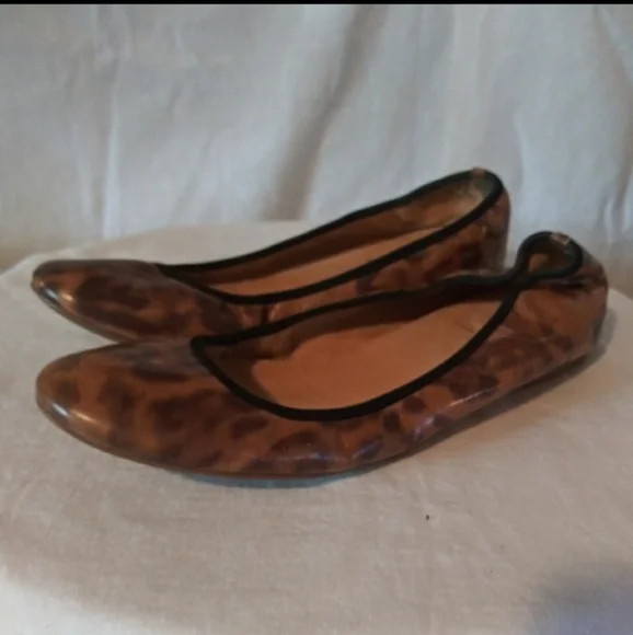 J. Crew Ballet Flat Leopard Loafer   c