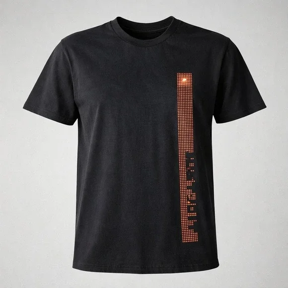 Nike Graphic‎ T Shirt Mens Large Black Orange Swoosh Just Do It Casual Tee