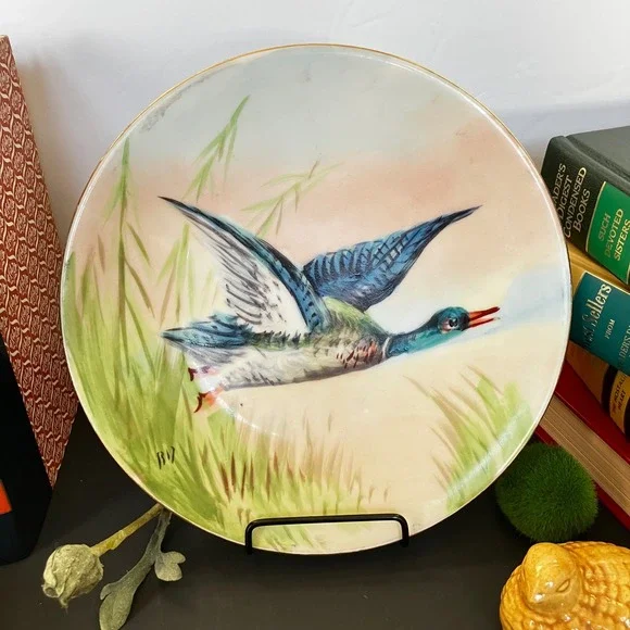 PV Limoges France Decorative Plate 9.5