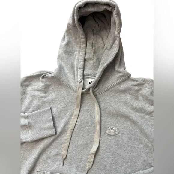 Nike Men’s Heavy Duty Gray Hoodie Size XL Nike‎ Swoosh Logo Check