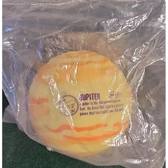 Vtg Dennys Jetsons Judy Jupiter Space Planet Ball Happy Meal Toy 1992 Sealed