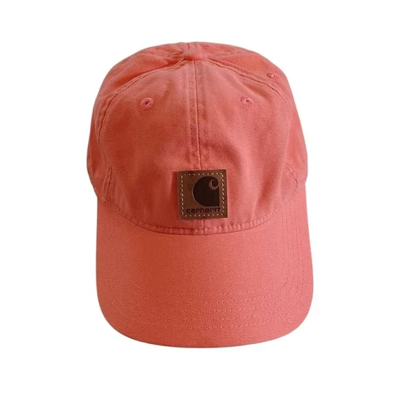 Carhartt Womens Pink‎ Canvas Adjustable Strap Back Work Hat