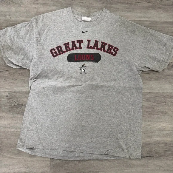 Nike Gray Great Lakes Graphic Men's T-Shirt