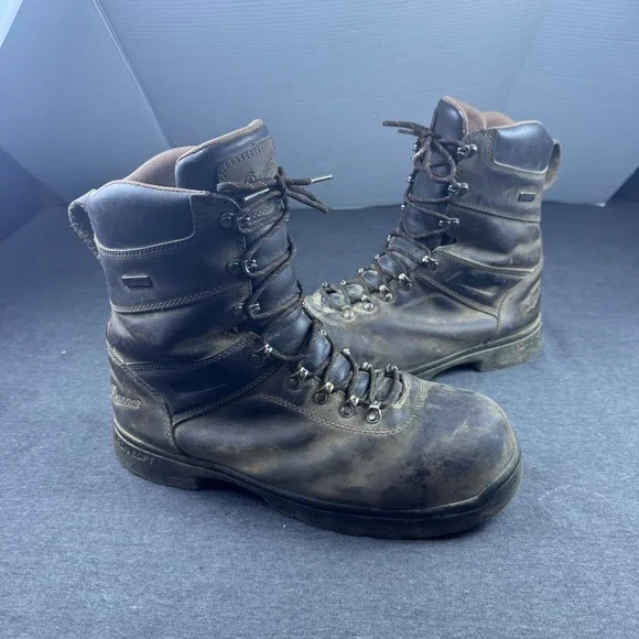 Danner Iron Soft 8 In  Waterproof Work Boots Mens Sz 12D steel toe oil slip‎ res
