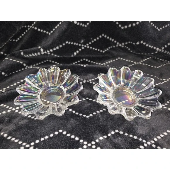 Vintage Federal Glass Company Iridescent‎ Celestial 6