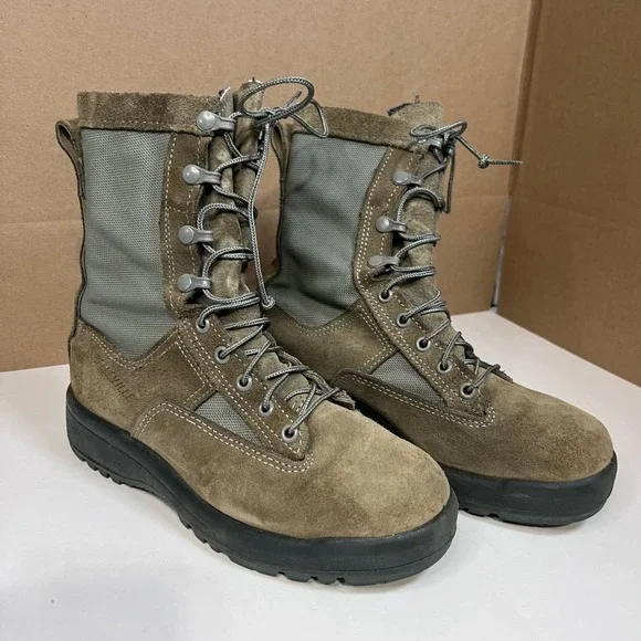 Belleville 690V Mens 6.5 R Air Force Flight Boots Sage Green Gore-Tex Vibram USA